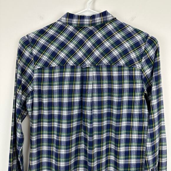 J.Crew Button Down Shirt Plaid Flannel Classic Fit Boyfriend Preppy US 00 NWT - Picture 14 of 14